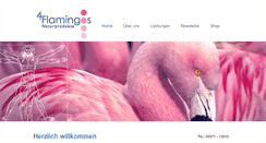 Desktop Screenshot of 4flamingos.de